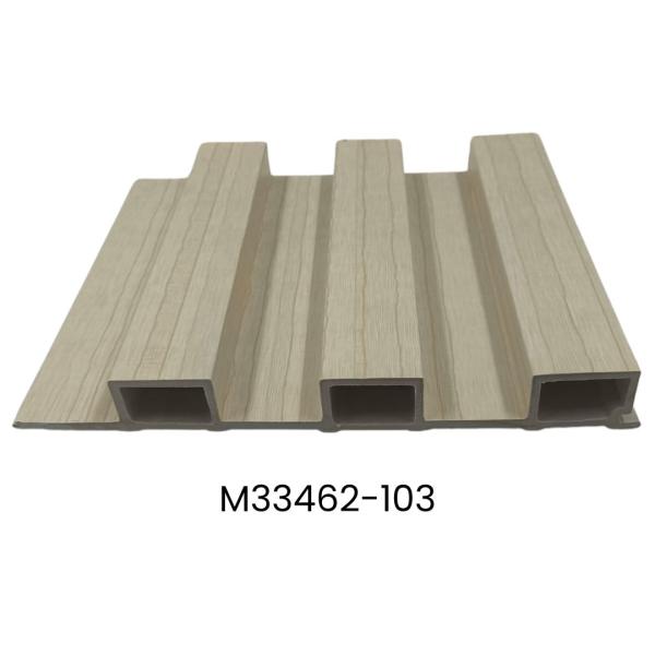 LAMINAS ACANALADAS DECORATIVAS 2 CANALES PARA INTERIOR COLOR HUESO RAYAS CAFE M33462-103