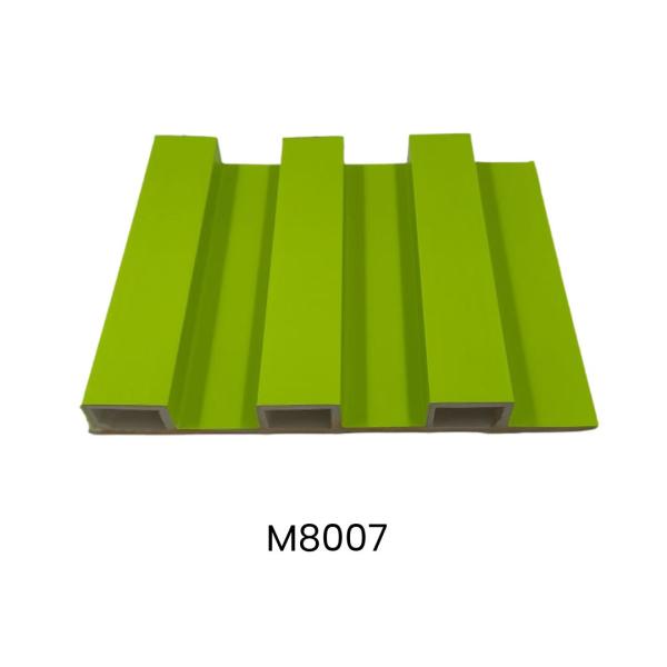 LAMINAS ACANALADAS DECORATIVAS 2 CANALES PARA INTERIOR COLOR VERDE M8007