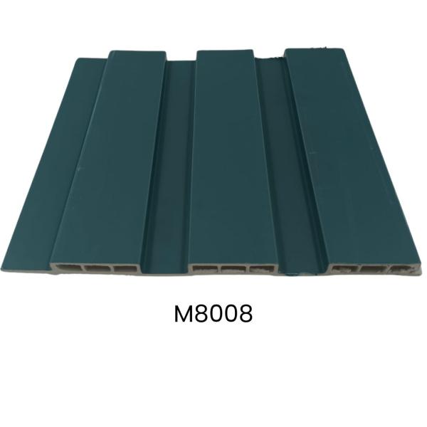 LAMINAS ACANALADAS DECORATIVAS 2 CANALES BAJOS PARA INTERIOR COLOR TURQUEZA M8008