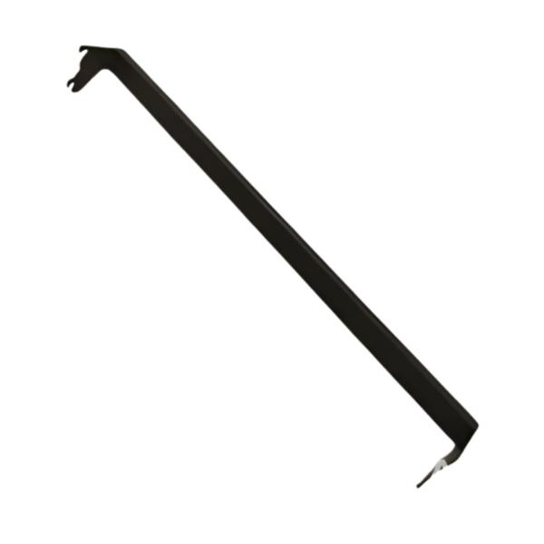 TUBOS RECTANGULARES PARA CREMALLERAS NEGRO 100CM