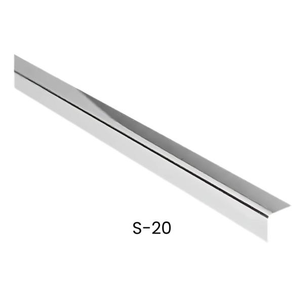 ESQUINEROS METALICOS S-20 PLATEADOS