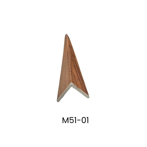 ESQUINEROS INTERNO PARA PANEL ACANALADO 25*25*290 MADERA M51-01