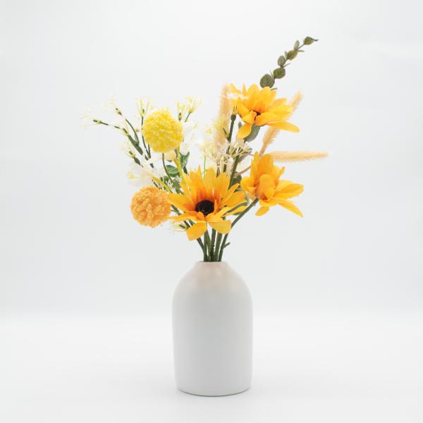 GIRASOLES Y MARGARITA BLANCO